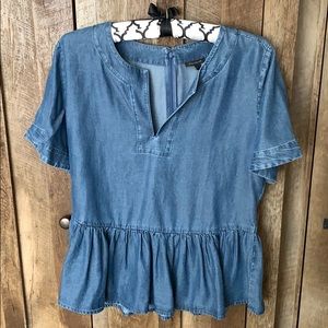 Ann Taylor Denim topper